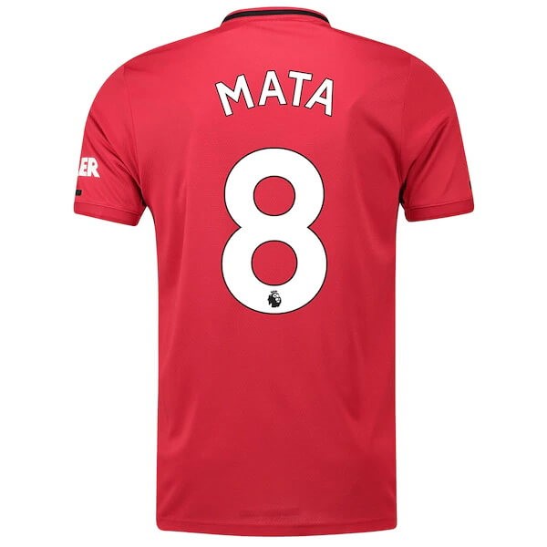 Maillot Football Manchester United NO.8 Mata Domicile 2019-20 Rouge